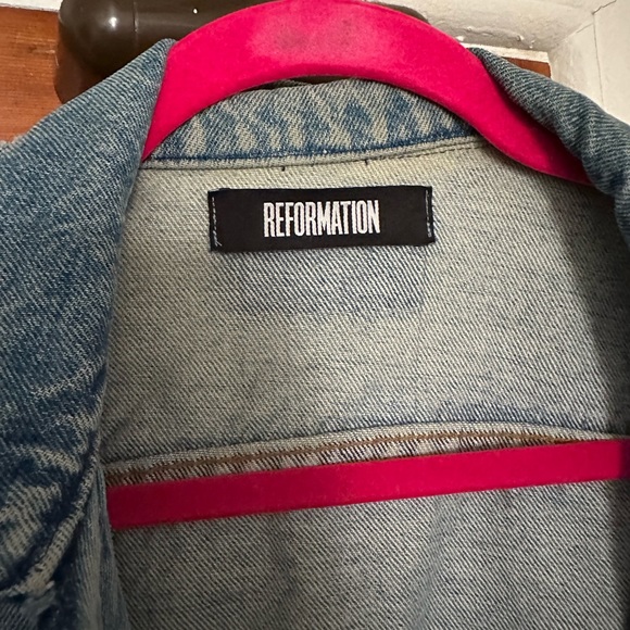 Reformation Jean Jacket - L - Picture 6 of 7